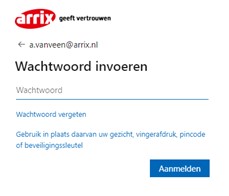 wachtwoord vergeten